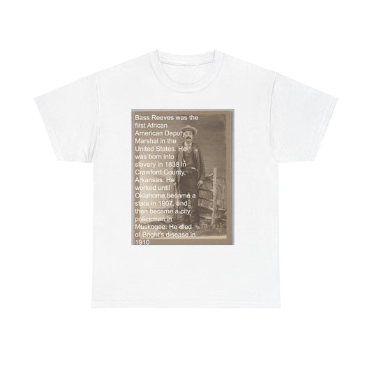 Black History US Marshal Bass Reeves Tee