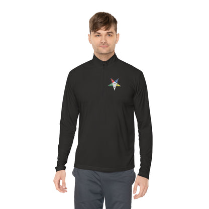 Order Of The Eastern Stars , OES Unisex Quarter-Zip Pullover