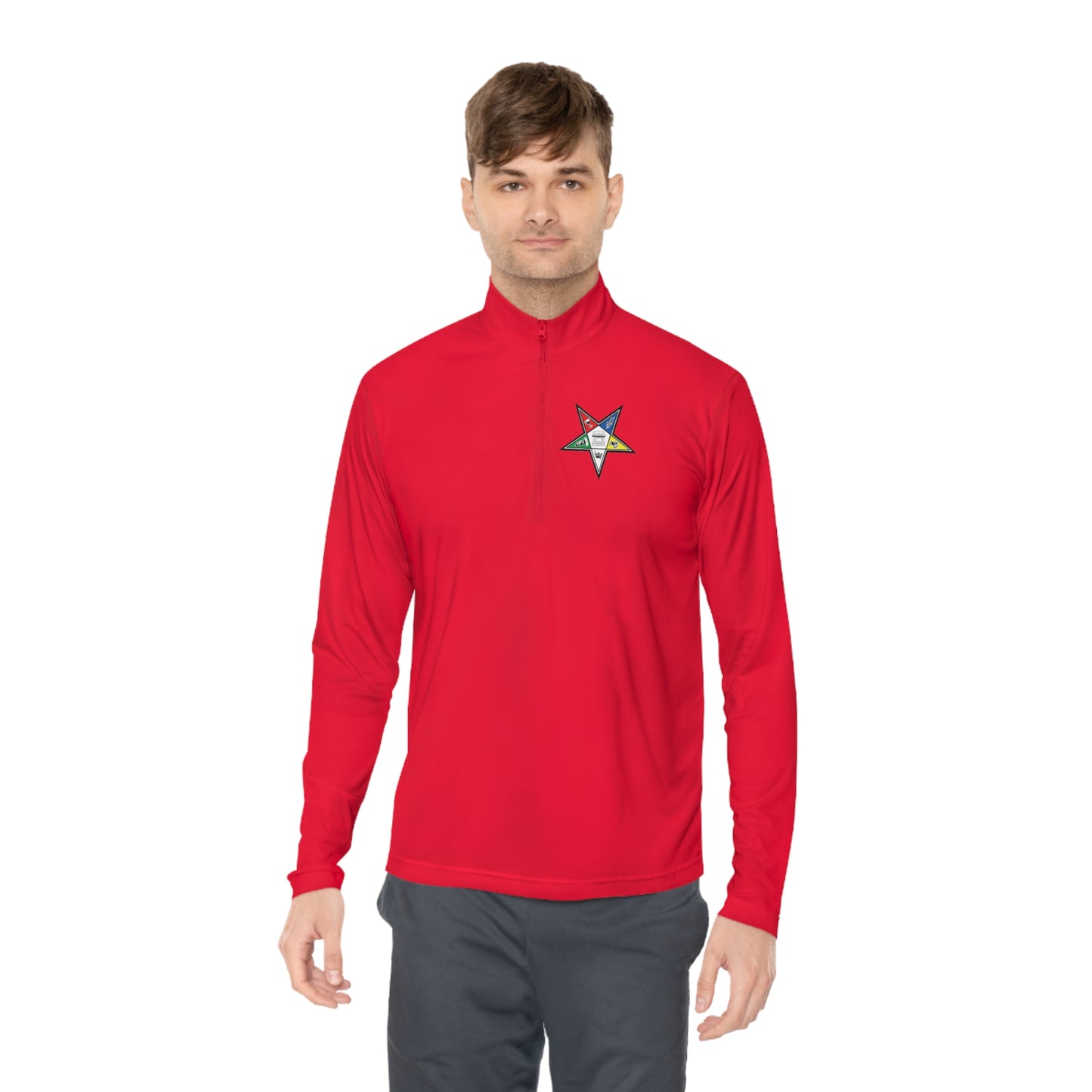 Order Of The Eastern Stars , OES Unisex Quarter-Zip Pullover