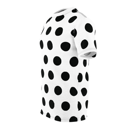 Polka Dot Printed 6oz Adult Male or Female T-shirt