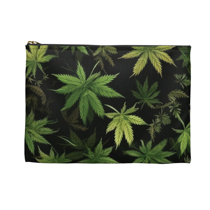 Weed Printed All Over Print Accessory Pouch