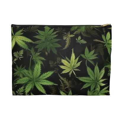 Weed Printed All Over Print Accessory Pouch