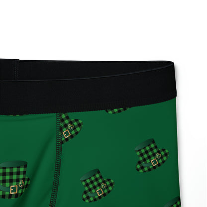 Funny St. Patrick's Hat Men's Boxers All Over Print