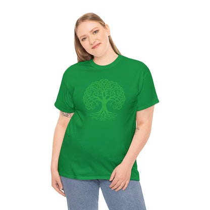 Celtic Tree Of Life- St. Patricks' Day Parade Unisex Heavy Cotton Tee