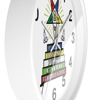 Order Of The Eastern Stars / OES Wall Clock