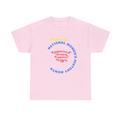 National Women's History Month Unisex Tee, Women's Rights Activist Shirt, Feminist March Tee, Gender Equality Top, Women Empowerment T-Shirt