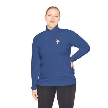 Order Of The Eastern Stars , OES Unisex Quarter-Zip Pullover