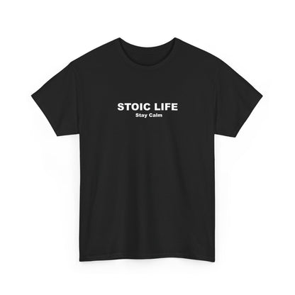 Stoic Life stay calm T-Shirt, Meditation Shirt, Mindfulness Tee, Zen Apparel, Yoga Top, Mental Health Clothing