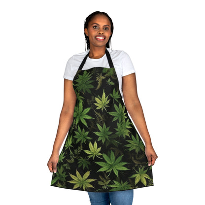 Weed Print Apron All Over Print