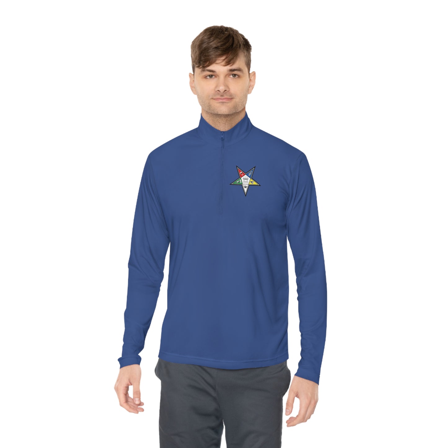 Order Of The Eastern Stars , OES Unisex Quarter-Zip Pullover