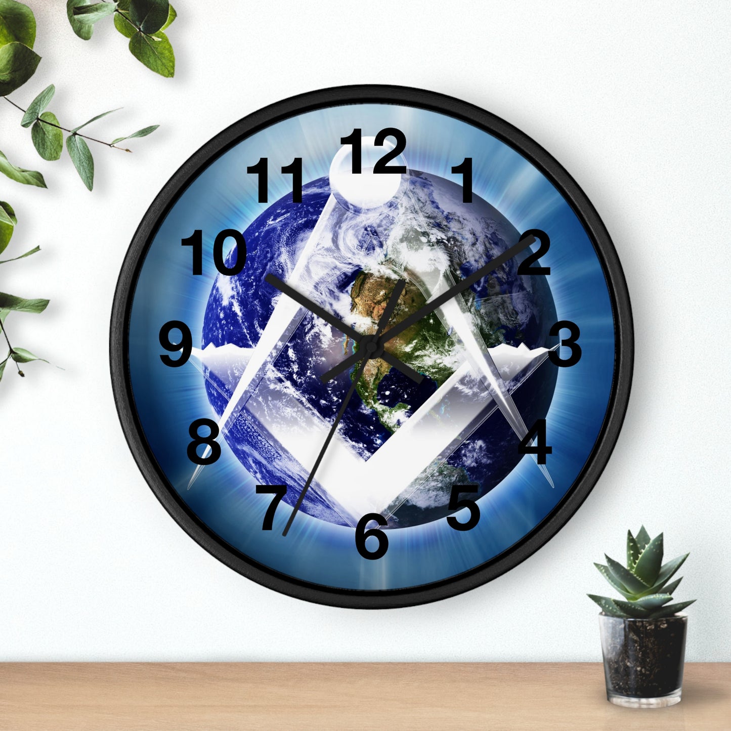 Mason, Masonic Wall Clock