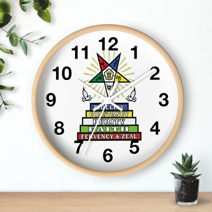 Order Of The Eastern Stars / OES Wall Clock