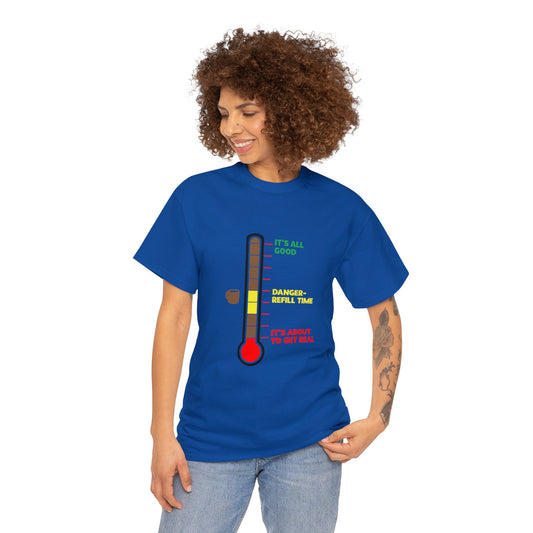 Coffee Meter Unisex Heavy Cotton Tee