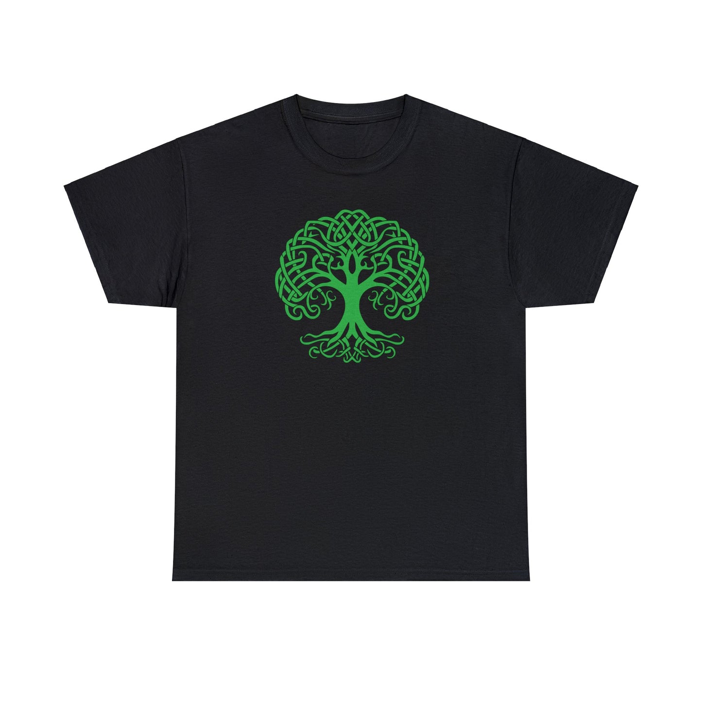 Celtic Tree Of Life- St. Patricks' Day Parade Unisex Heavy Cotton Tee