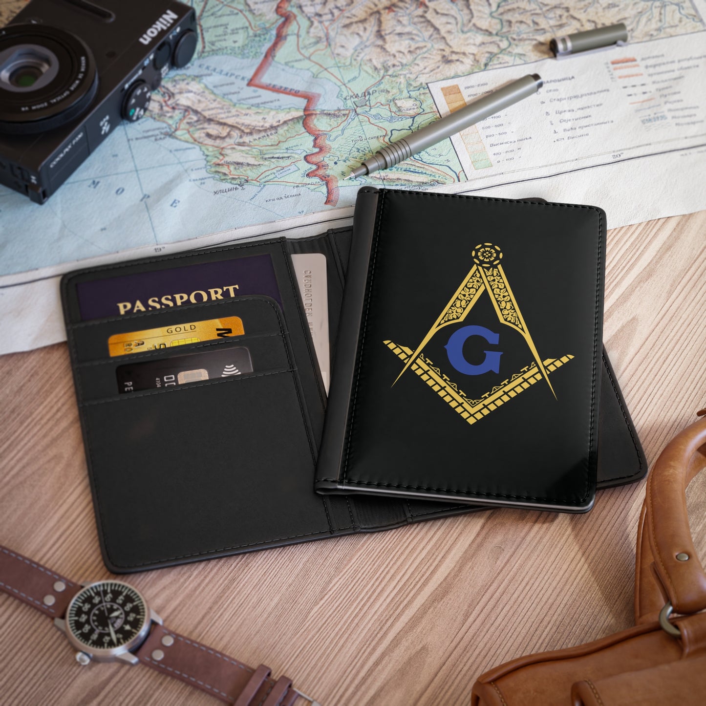 Mason/ Masonic Passport Cover - Gift Idea