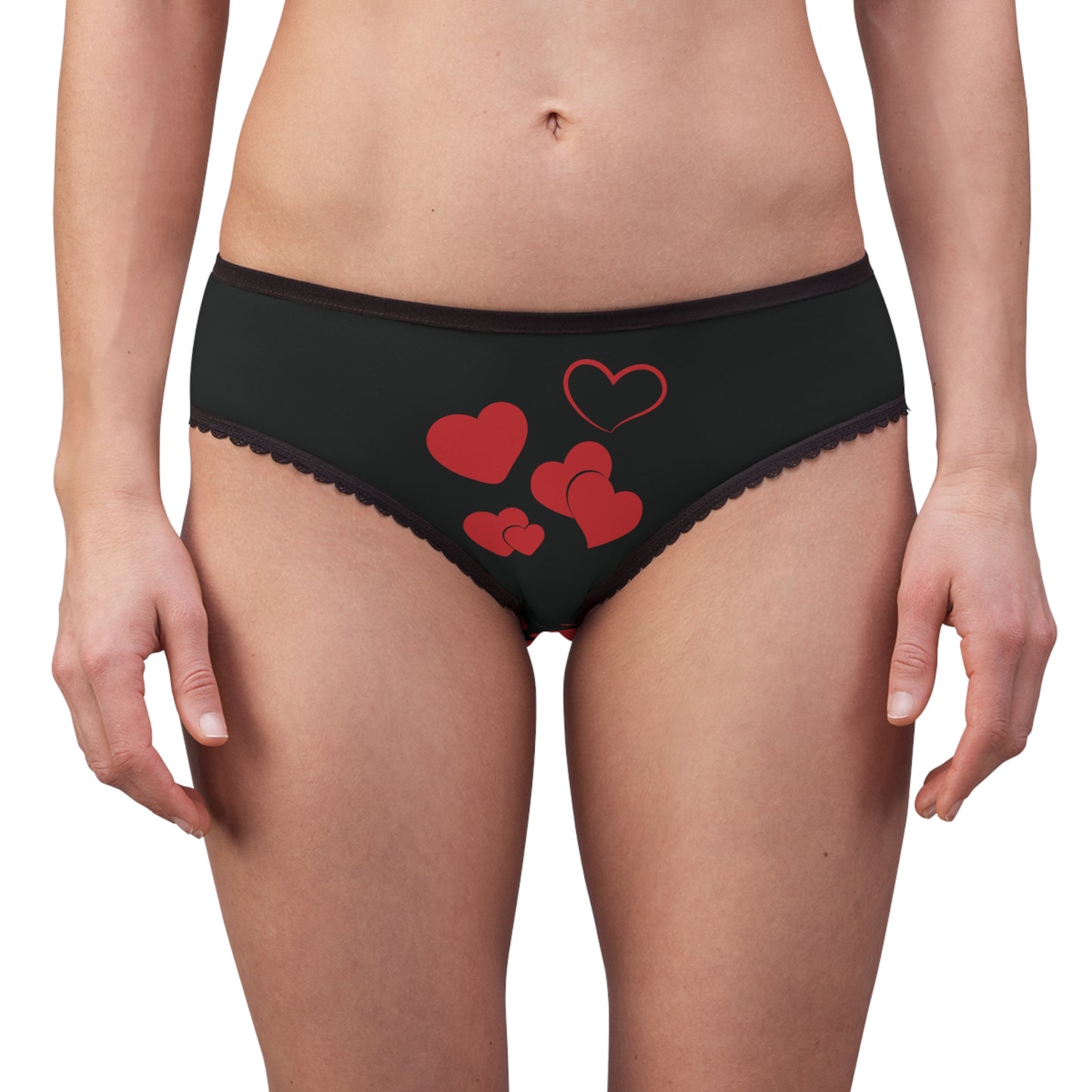 Valentines , Hearts Women's Briefs All Over Print