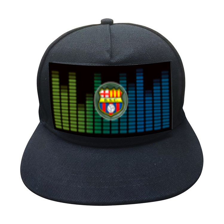 LED Hat - Images react to sound- Great Gift For DJ's