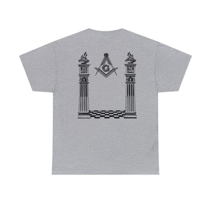 Master Mason Classic Two Side Print Unisex Heavy Cotton Tee