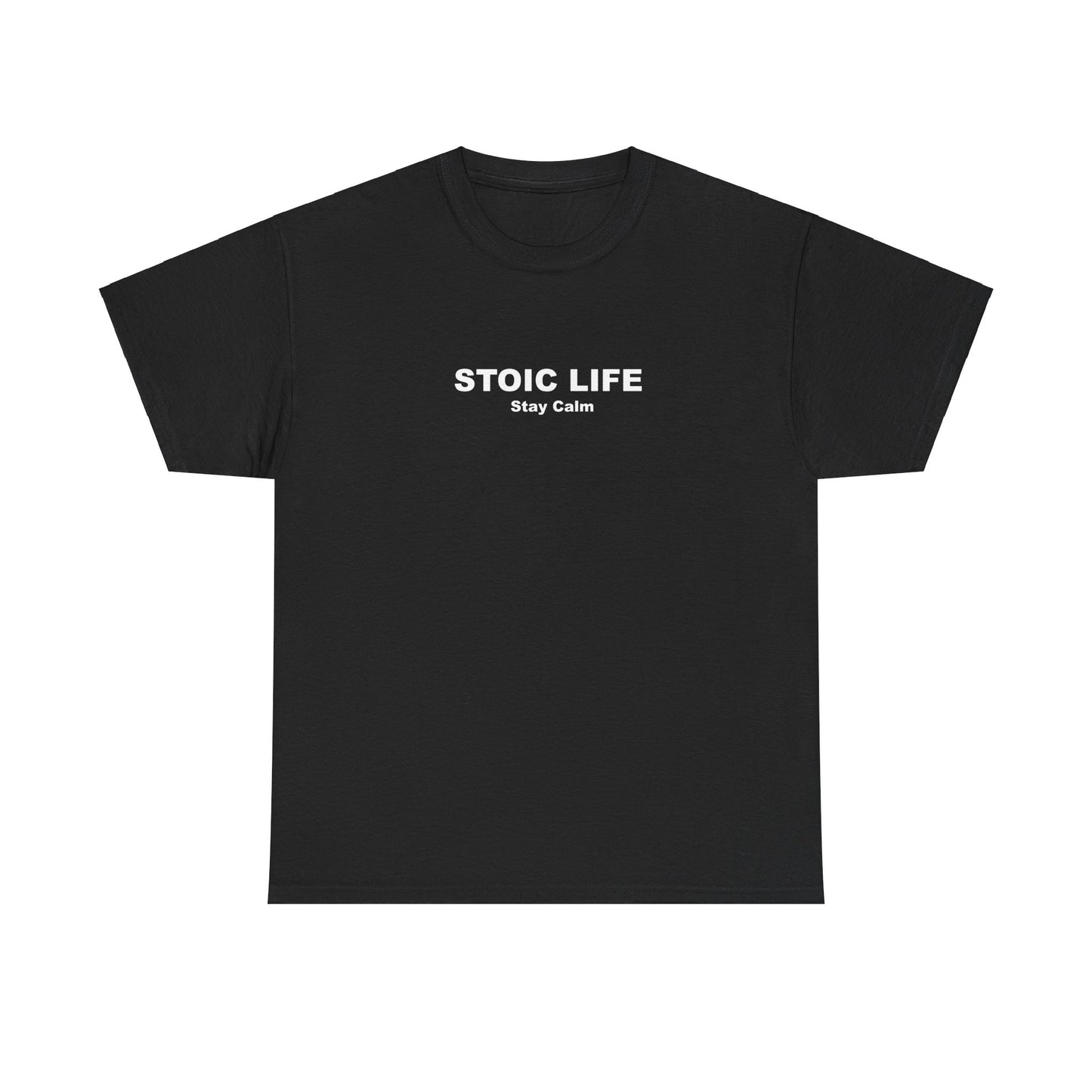 Stoic Life stay calm T-Shirt, Meditation Shirt, Mindfulness Tee, Zen Apparel, Yoga Top, Mental Health Clothing