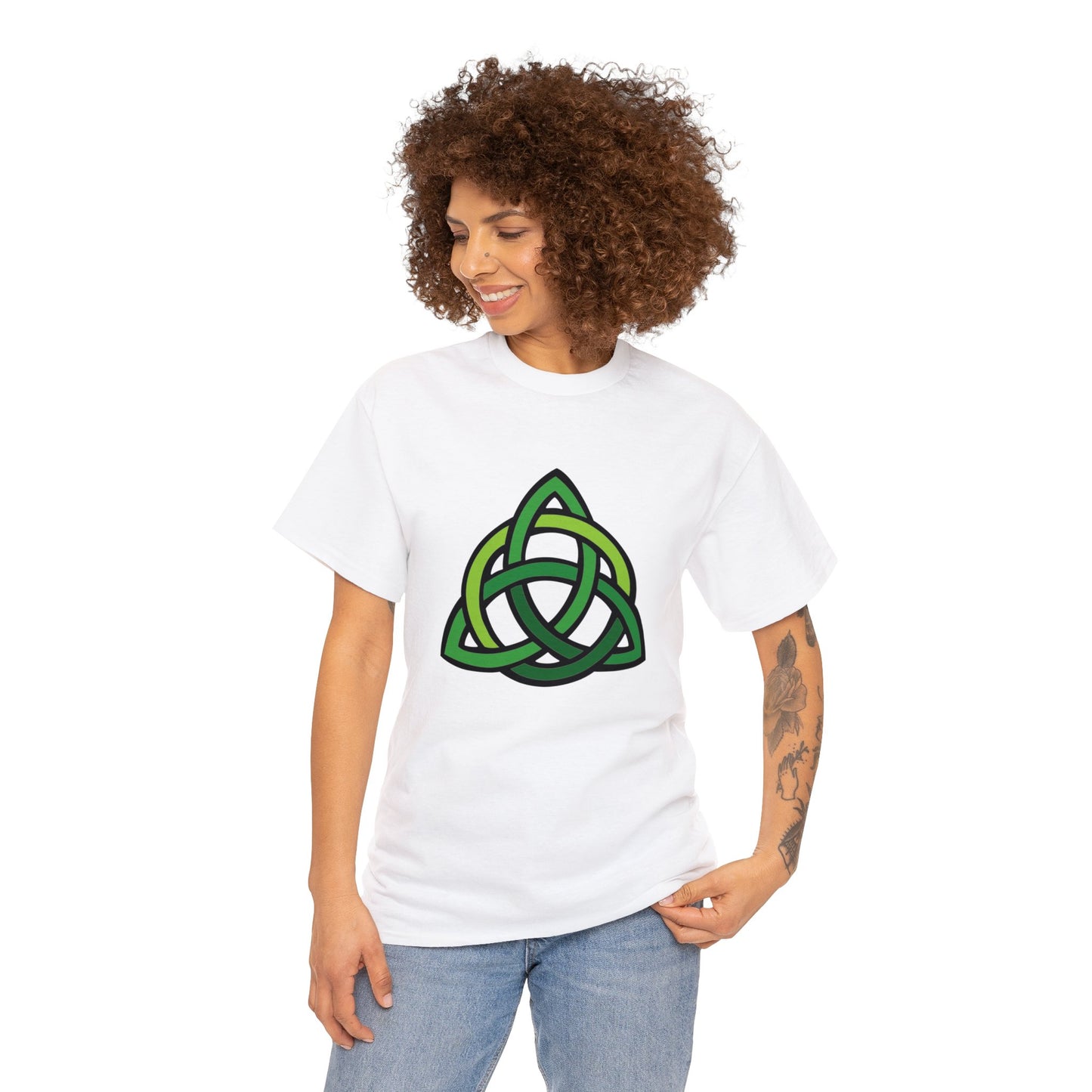 Celtic Knot - Saint Patrick's Day Adult Unisex Heavy Cotton Tee