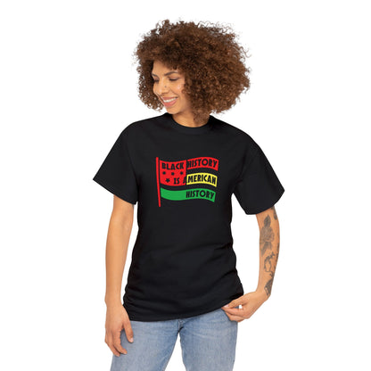 Black History Is American History - Adult Unisex Heavy Cotton Tee