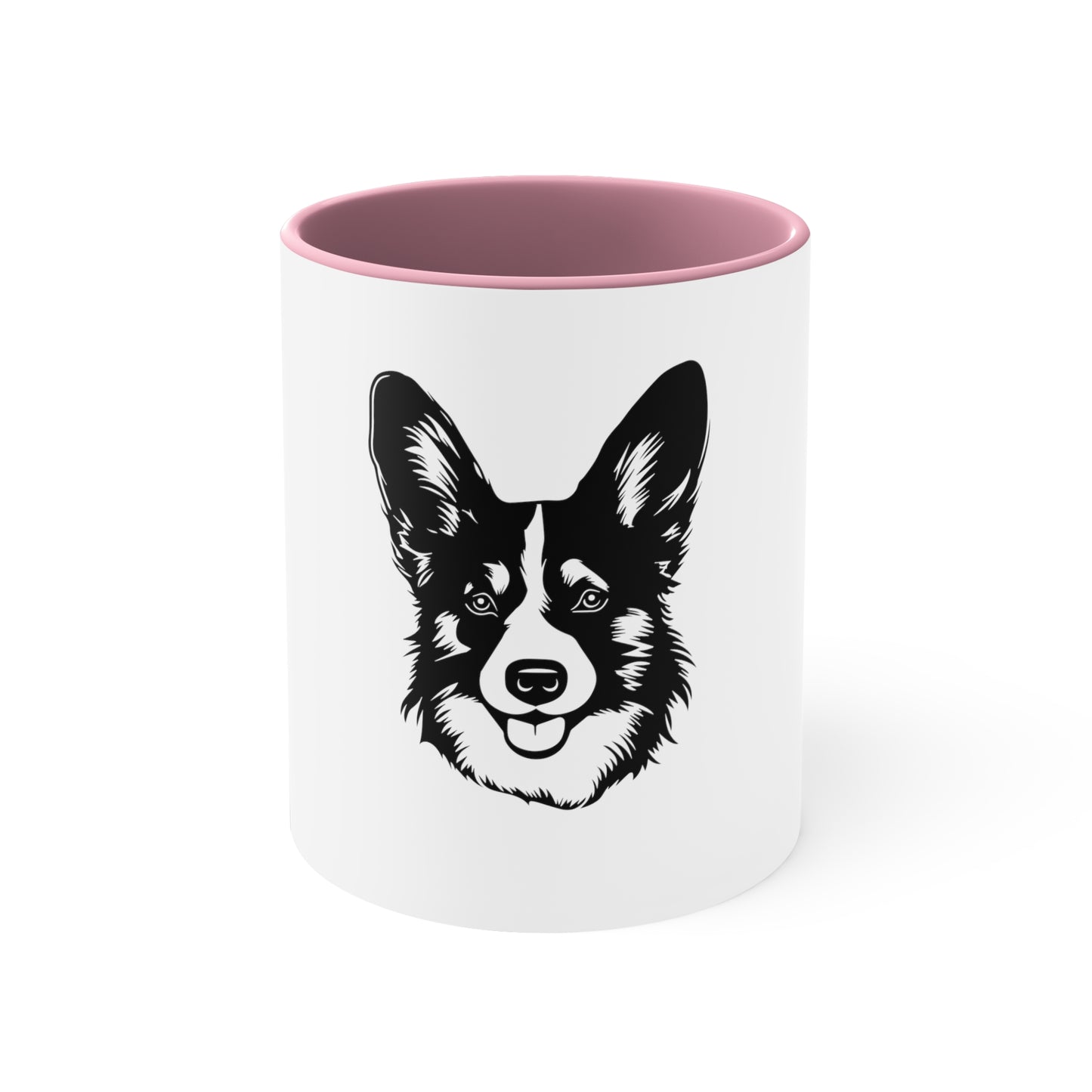 Corgi Printed - 11 oz Coffee Mug with Color Interior