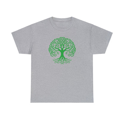 Celtic Tree Of Life- St. Patricks' Day Parade Unisex Heavy Cotton Tee