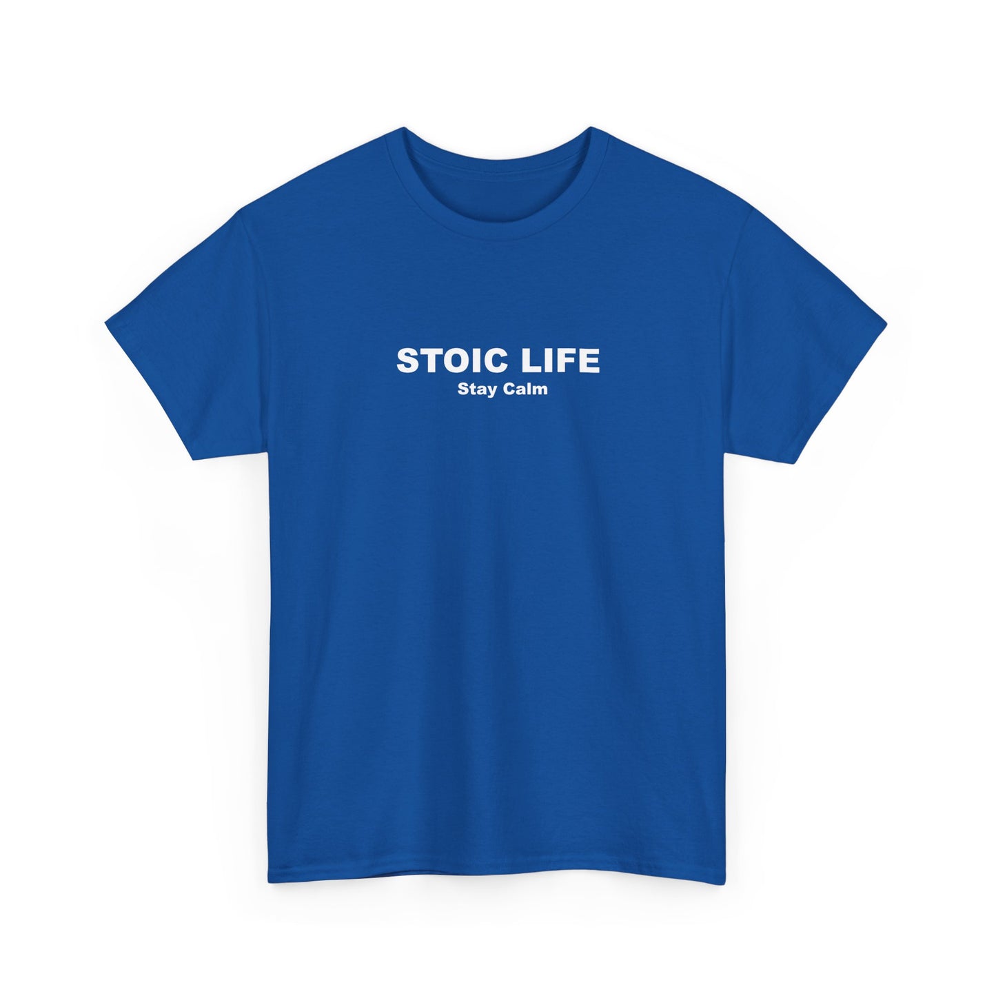 Stoic Life stay calm T-Shirt, Meditation Shirt, Mindfulness Tee, Zen Apparel, Yoga Top, Mental Health Clothing