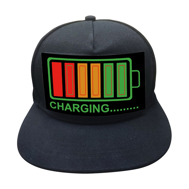 LED Hat - Images react to sound- Great Gift For DJ's