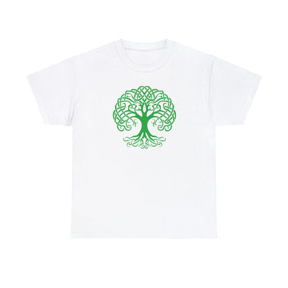 Celtic Tree Of Life- St. Patricks' Day Parade Unisex Heavy Cotton Tee