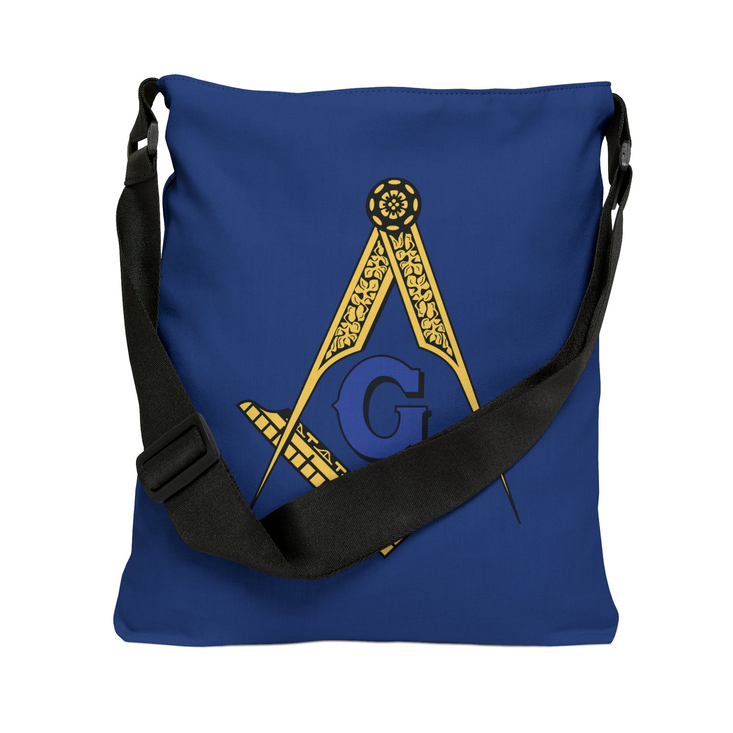 Masonic / Mason Emblem Two Side Print Adjustable Tote Bag - 16" and 18"