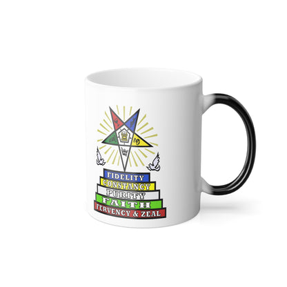 OES/ Order Of The Eastern Stars Color Morphing Mug, 11oz Coffee Mug