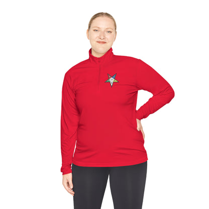 Order Of The Eastern Stars , OES Unisex Quarter-Zip Pullover