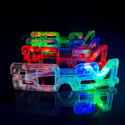 LED Light New Year Glasses 2024  Glasses For Party Evening Decoration