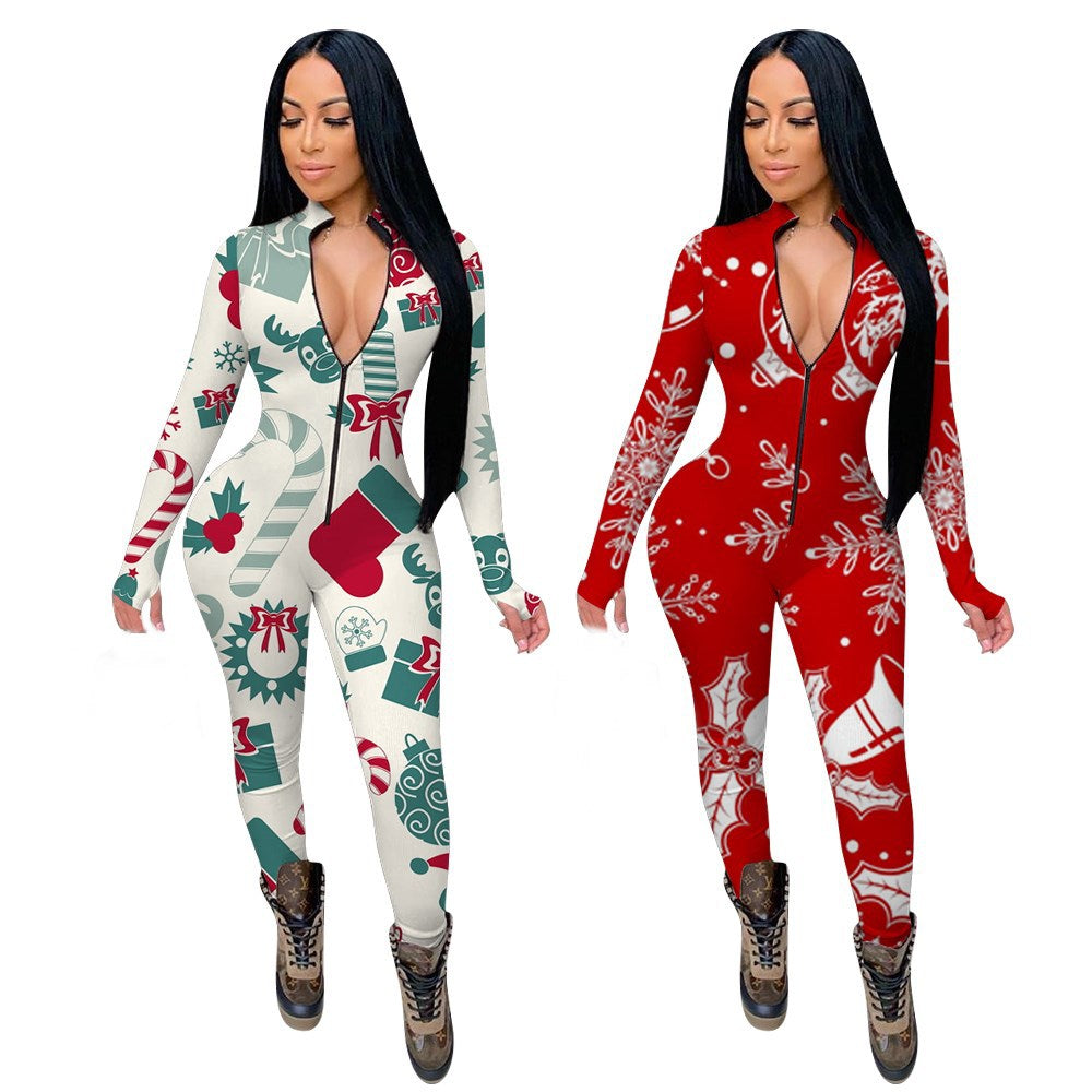 Sexy Christmas Jumpsuit For Adult women