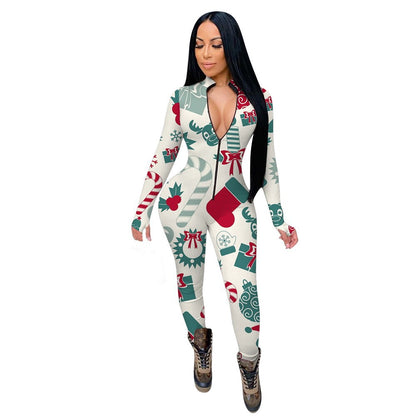 Sexy Christmas Jumpsuit For Adult women