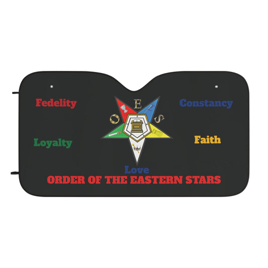 Order Of The Eastern Stars / OES Car Sun Shades