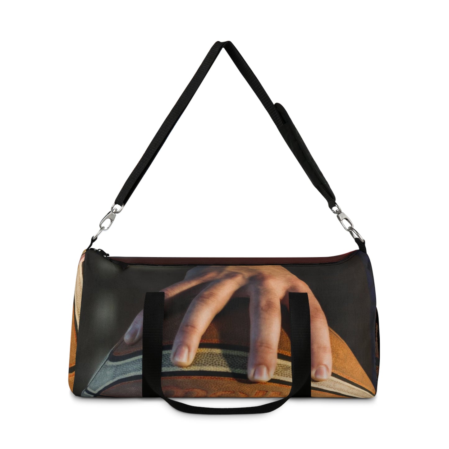 Palmed Basketball All Over Print Duffel Bag