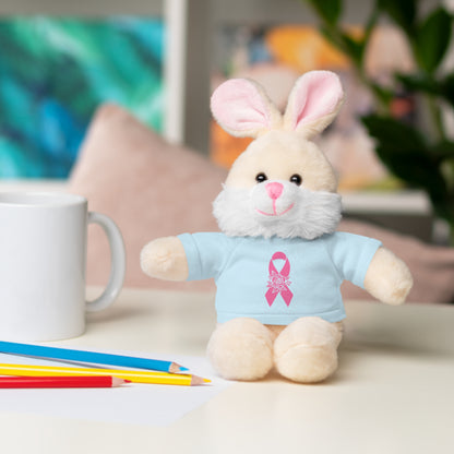 Cancer Awareness Stuffed Animals with Tee-Boy Girl- Man Woman