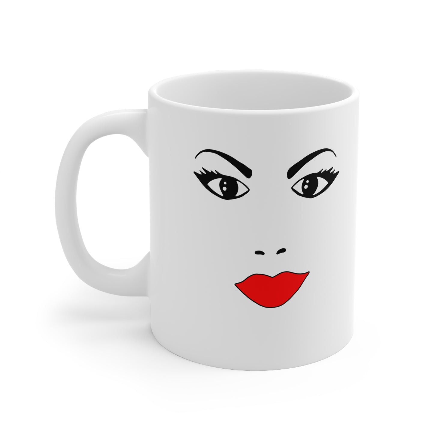 Halloween Sexy Witch Face- 11oz Coffee, Coco, Tea Mug Ceramic Mug 11oz