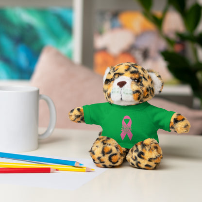 Cancer Awareness Stuffed Animals with Tee-Boy Girl- Man Woman