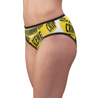 It's A Crime Scene - All Over Print Adult Woman Panties