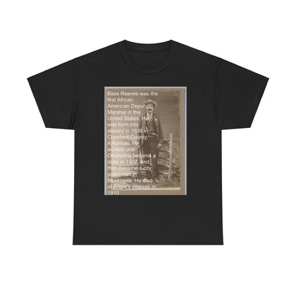 Black History US Marshal Bass Reeves Tee