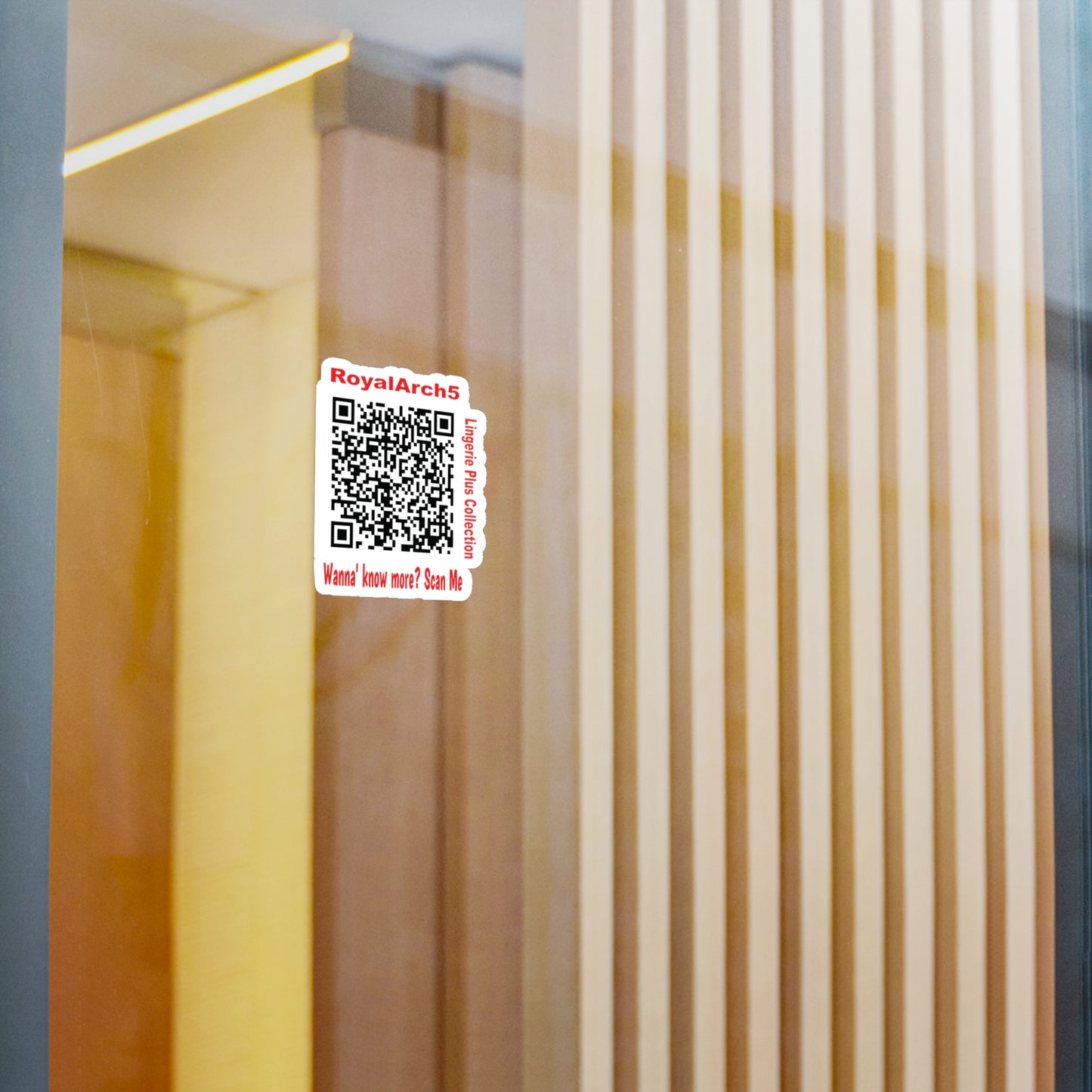 Custom QR Code Kiss-Cut Vinyl Decals