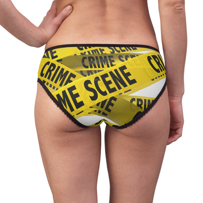 It's A Crime Scene - All Over Print Adult Woman Panties