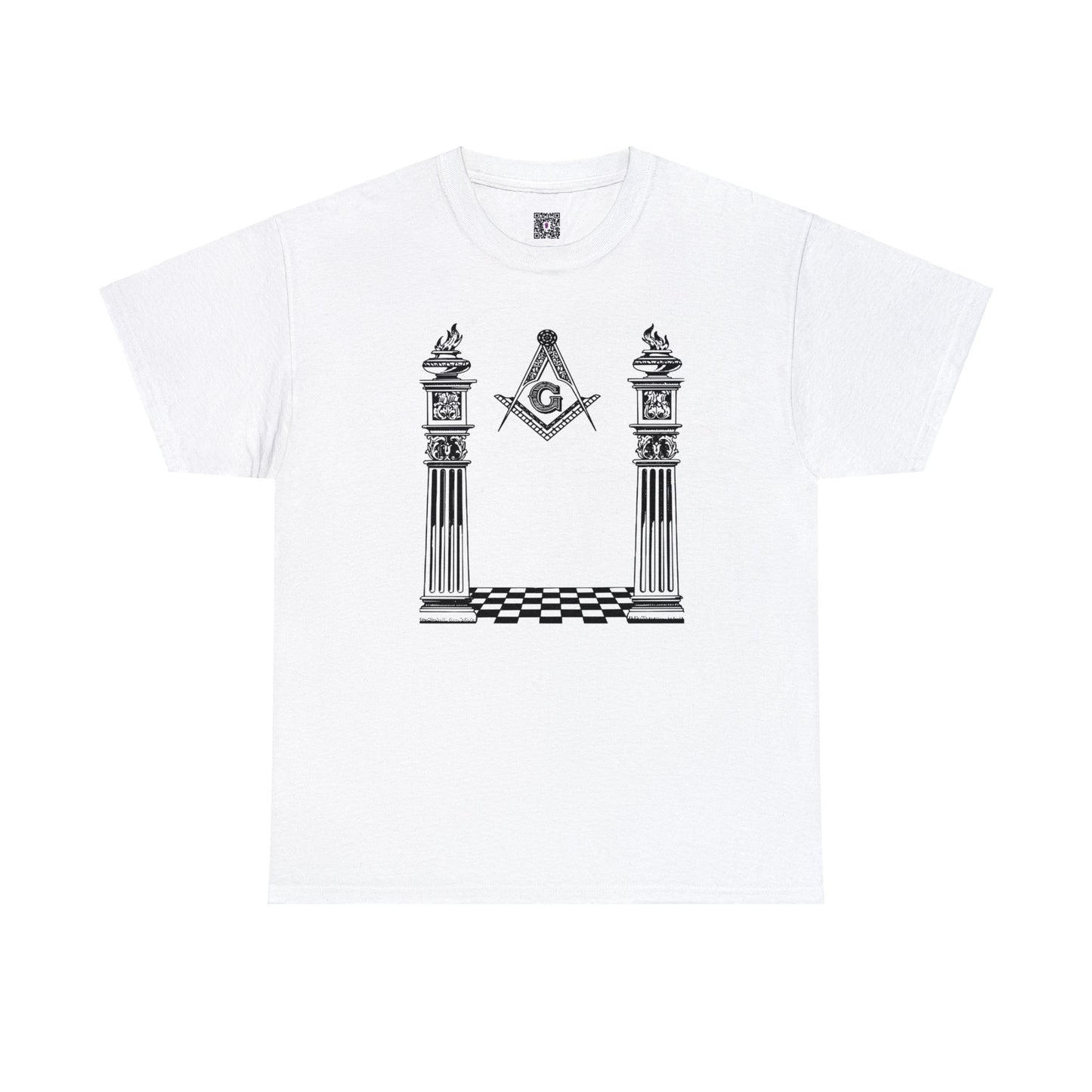 Master Mason Classic Two Side Print Unisex Heavy Cotton Tee