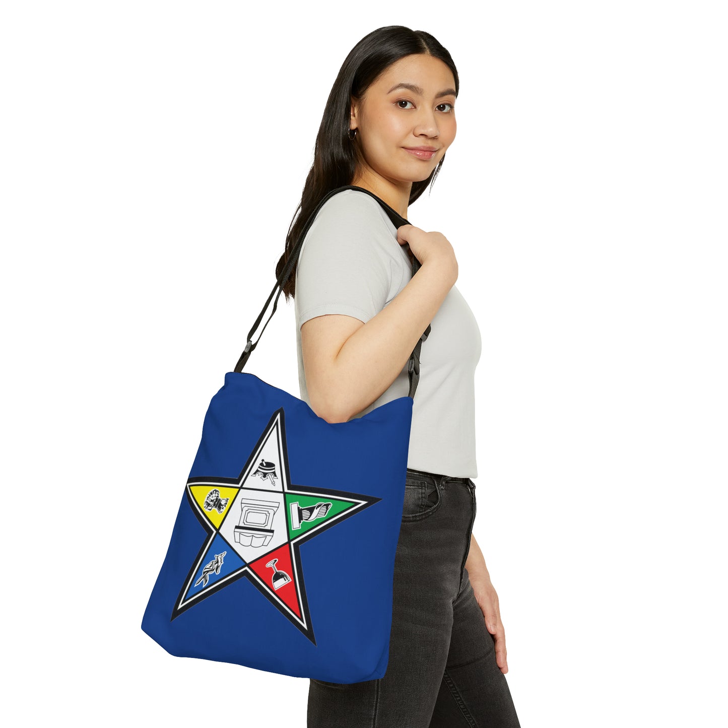 Order Of The Eastern Stars / OES- Adjustable Tote Bag