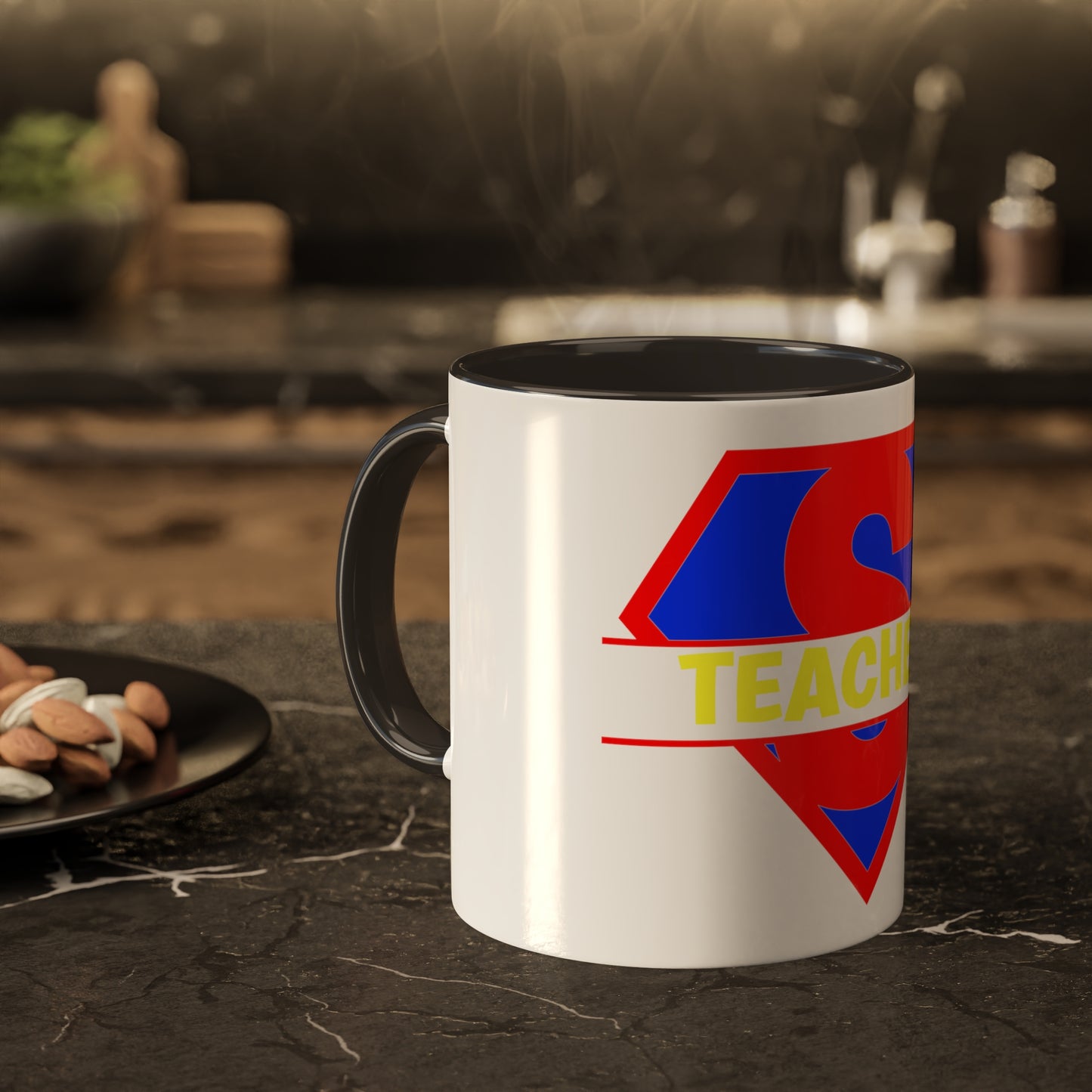 Super Teacher - Color Interior Mugs, 11oz