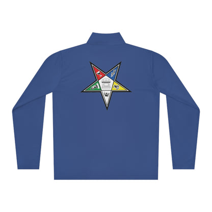 Order Of The Eastern Stars , OES Unisex Quarter-Zip Pullover