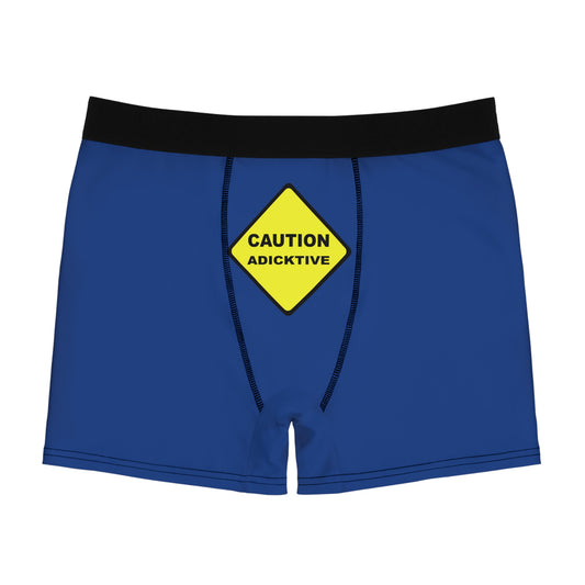 Caution Adictive- Printed -Adult Man or Woman Boxer Briefs